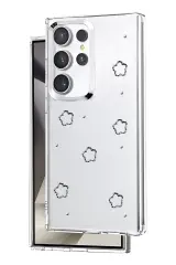 Newface Samsung Galaxy S24 Ultra Fiyonk Desenli Kapak - Desen 2