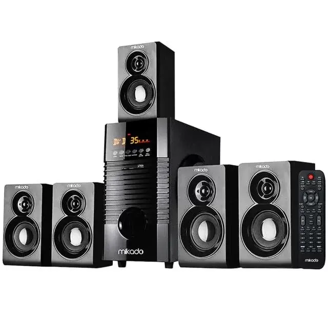 Mikado Md-856bt Usb-sd-fm Destekli Multimedya 5+1 Bluetooth Speaker