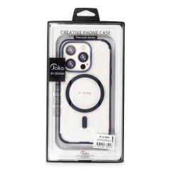 Joko  İphone 15 Pro Hilton Magsafe Kapak - Lacivert