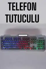 Q Klavye Rgb Işıklı Klavye Ve Mouse Seti Kablolu Mouse Hediyeliş