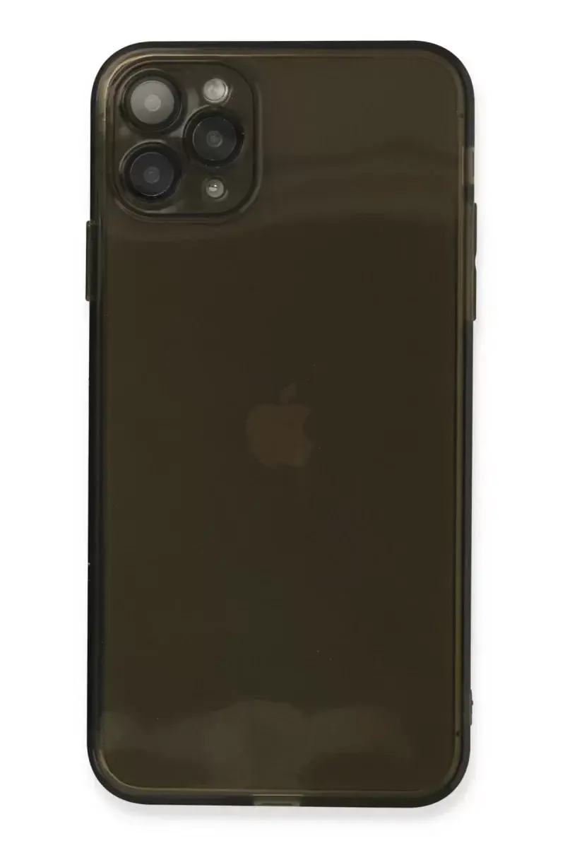 Newface İphone 11 Pro Kılıf Fly Lens Silikon - Siyah