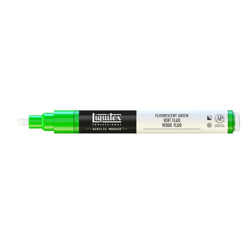 Akrilik Kalem - 2-4mm - Fluorescent Green