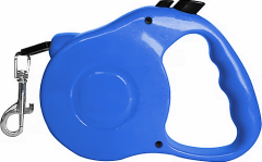 Royalist Otomatik  Köpek Gezdirme Tasması XS 3 Metre 12 kg Mavi