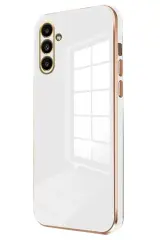 Newface Samsung Galaxy A35 5g Kılıf Volet Silikon - Beyaz