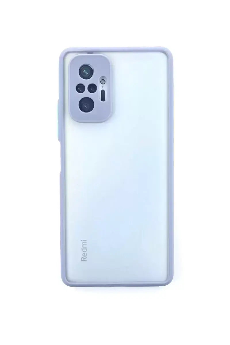 Newface Xiaomi Redmi Note 10 Pro Kılıf Montreal Silikon Kapak - Gri