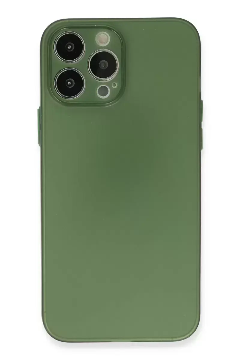 Newface Apple İphone 13 Pro Kılıf Puma Silikon - Yeşil