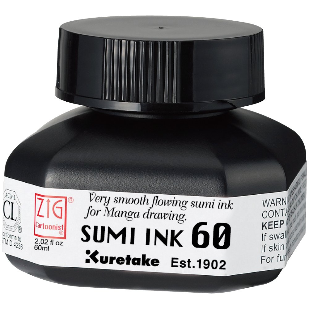 Cartoonist Sumi Ink - Siyah - 60ml