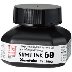 Cartoonist Sumi Ink - Siyah - 60ml