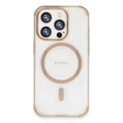 Joko  İphone 15 Pro Hilton Magsafe Kapak - Gold