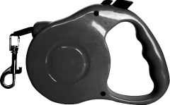 Royalist Otomatik  Köpek Gezdirme Tasması XS 3 Metre 12 kg Siyah