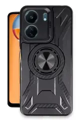 Newface Xiaomi Redmi 13c Kılıf Lincoln Silikon - Siyah