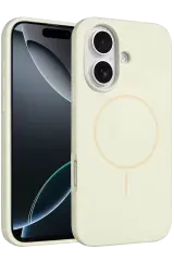 Joko İphone 16 Plus Kılıf Jully Magsafe Kapak - Bej