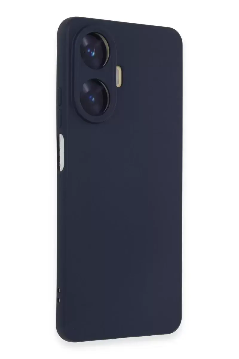 Newface Realme C55 Kılıf Nano İçi Kadife Silikon - Mor
