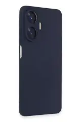 Newface Realme C55 Kılıf Nano İçi Kadife Silikon - Mor