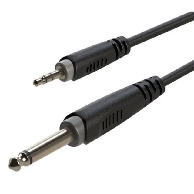 Roxtone Rx K13501 3.5 Mm Stereo Erkek / Mono Gitar Erkek 1 Metre Ara Kablo