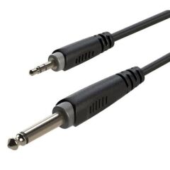 Roxtone Rx K13501 3.5 Mm Stereo Erkek / Mono Gitar Erkek 1 Metre Ara Kablo