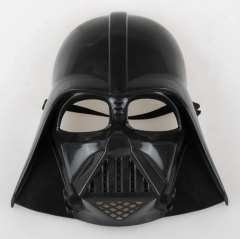Çocuk Boy Yıldız Savaşları  Wars Darth Vader Maskesi Ve 90 Cm Pelerin Seti Siyah