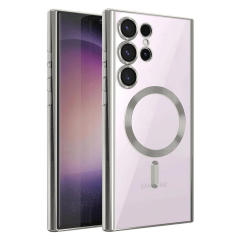 Samsung Galaxy S25 Ultra Kılıf Kross Magneticsafe Kapak - Gümüş