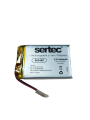Sertec 503450 3.7v 1000 Mah Li-polymer Pil (devreli/1.5a)