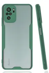 Newface Xiaomi Redmi Note 10 Kılıf Platin Silikon - Yeşil