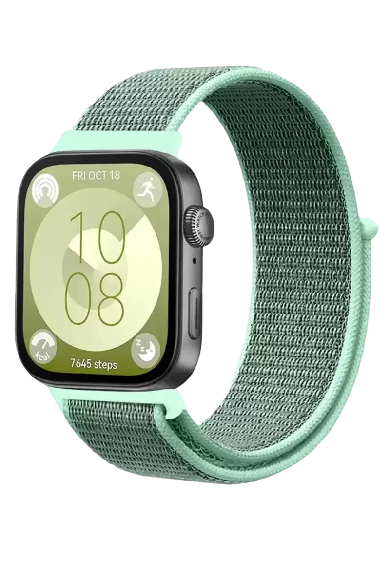 Newface Huawei Fit 4 Hasırlı Cırtcırtlı Kordon - Turkuaz