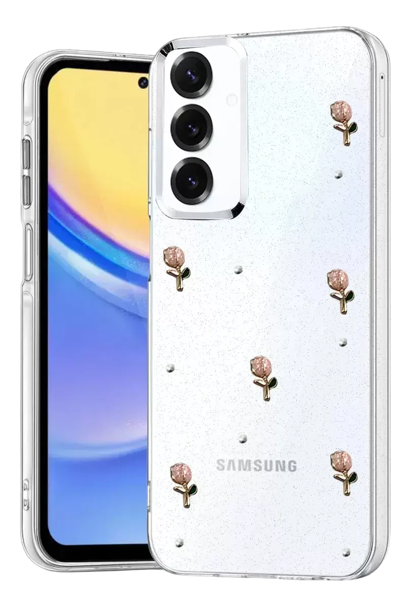 Newface Samsung Galaxy A14 4g Fiyonk Desenli Kapak - Desen 6
