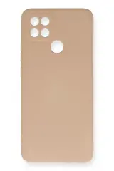 Newface Oppo A15 Kılıf Nano İçi Kadife Silikon - Pudra