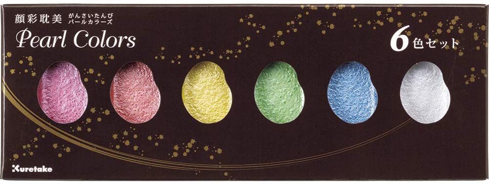 Gansai Tambi Pearl Colours - 6 Renk