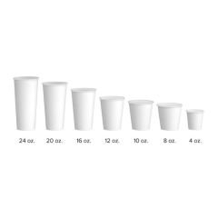 Çift Katman Sıcak İçecek Karton Bardak, 8 oz, Siyah