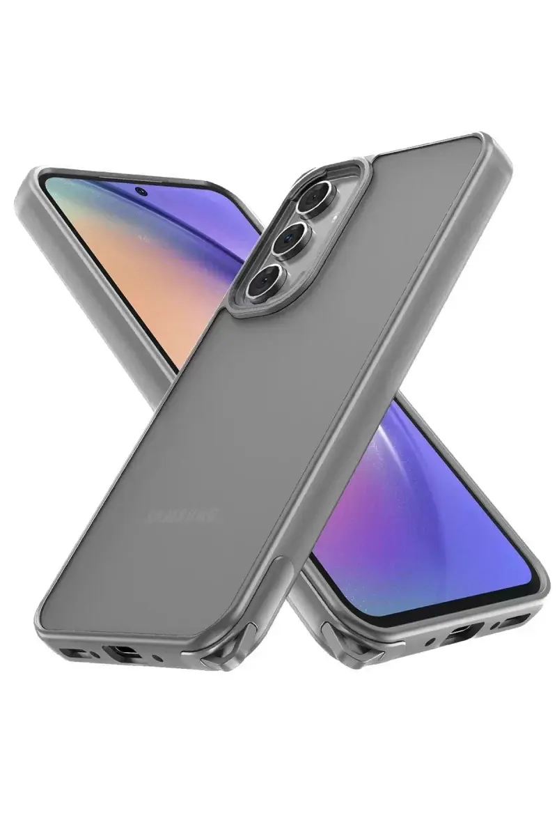 Newface Samsung Galaxy A05s Kılıf Elegant Kapak - Titan Gri