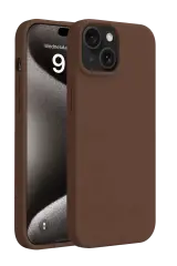 Newface Apple İphone 15 Kılıf First Silikon - Kahverengi
