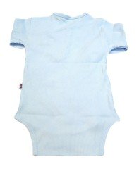 Sema Baby Uzun Kol Kaşkorse Badi (Body) - Mavi  6-12 Ay