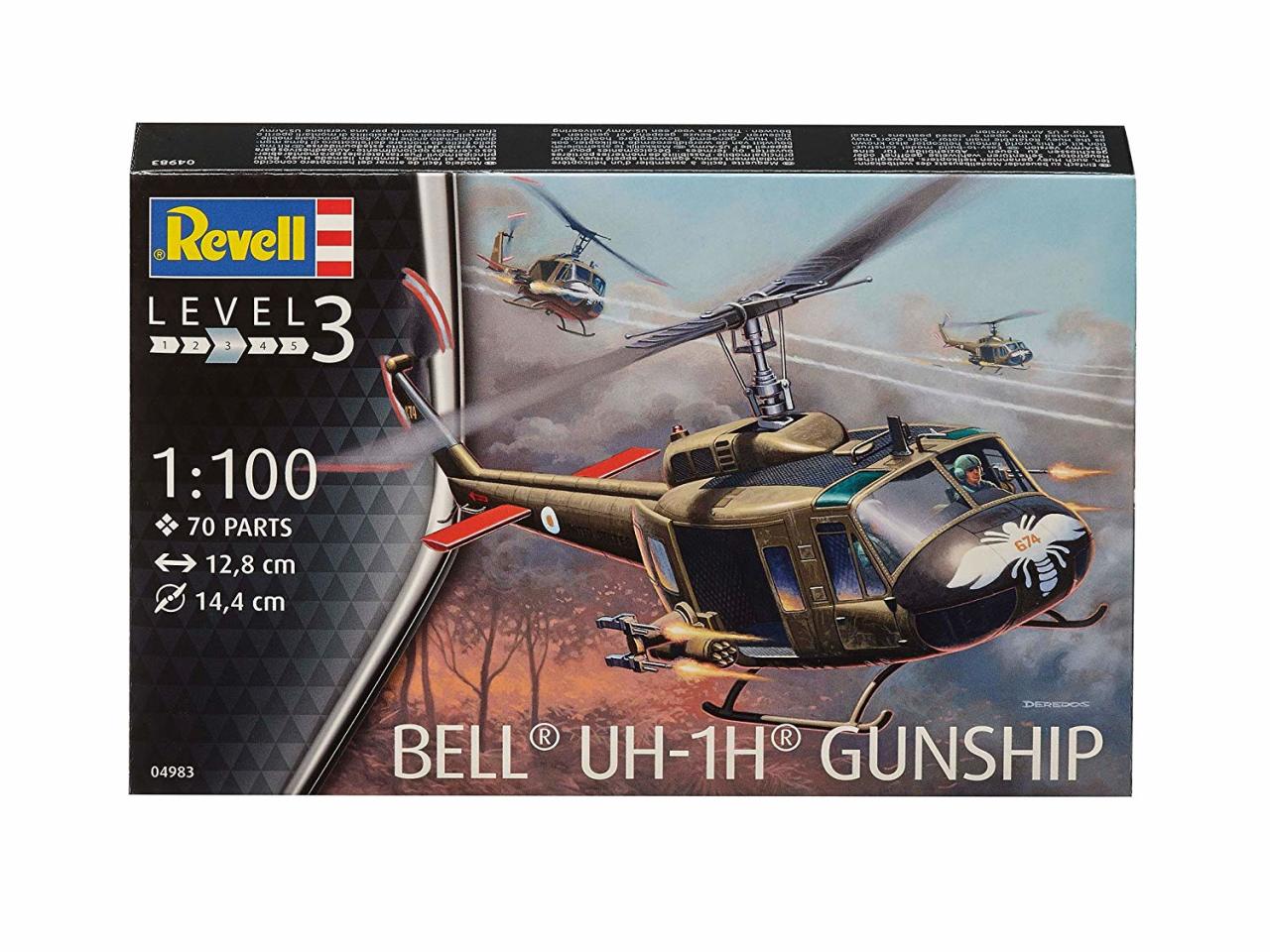 Bell UH-1H Gunship - 1:100 - 4983