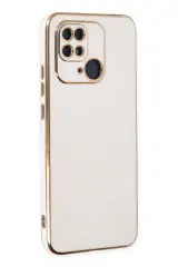 Newface Xiaomi Redmi 10c Kılıf Volet Silikon - Beyaz