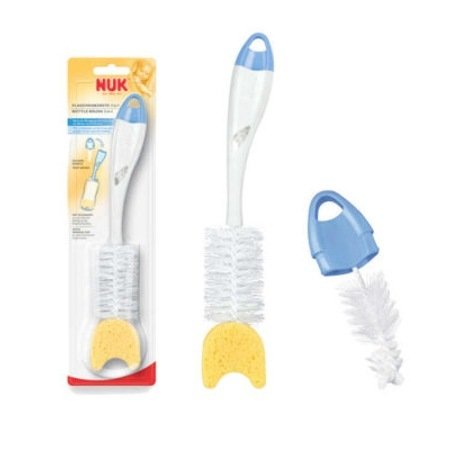 NUK Biberon Fırça Set Süngerli 2'li ERKEK