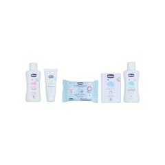 Chicco 5 Parça Tanışma Seti Şeffaf Çantalı - Mavi