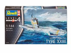 German Submarine Type XXIII Model Denizaltı - 1/144 - 5140