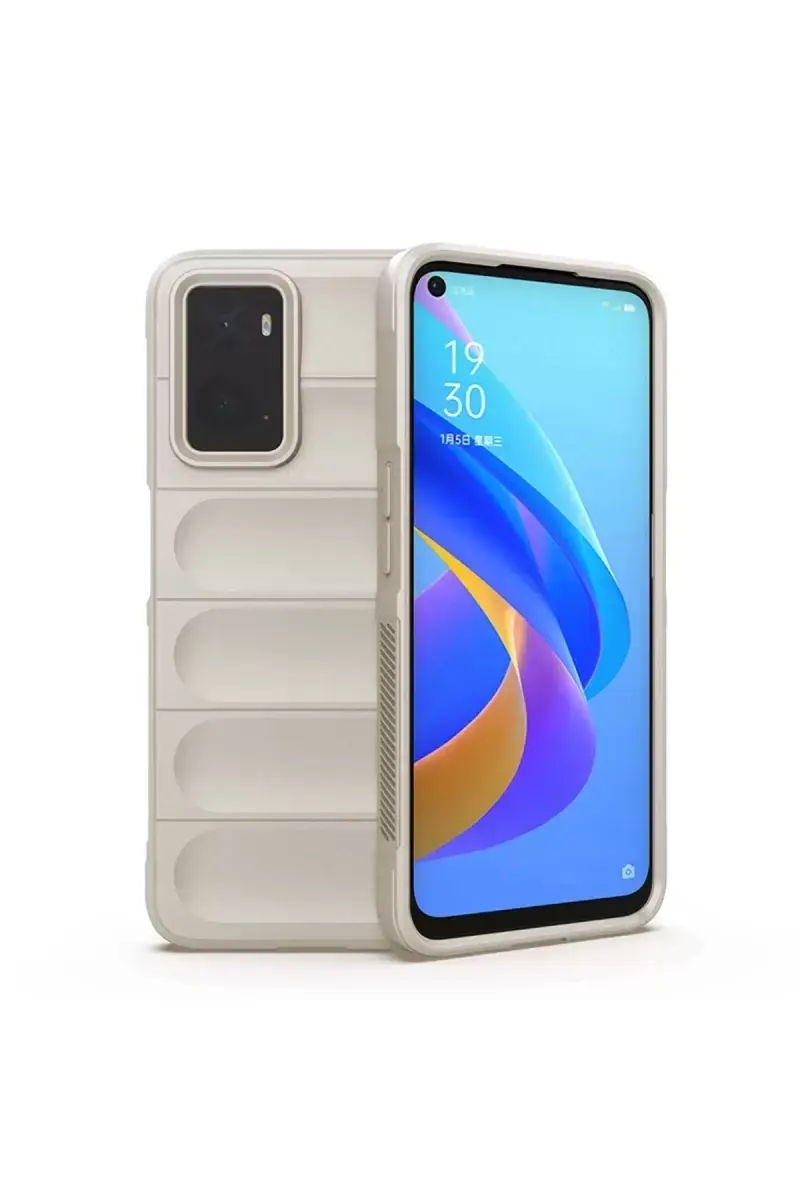 Newface Realme 9i 4g Kılıf Optimum Silikon - Krem