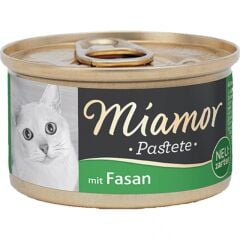 Miamor Pastete Sülün Etli Kedi Konserve Mama 85 gr