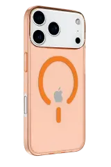 Newface İphone 17 Pro Max Kılıf Pc Real Magsafe Kapak - Turuncu