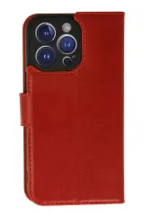 Newface İphone 13 Pro Max Kılıf Trend S Plus Kapaklı Kılıf - Kırmızı