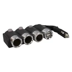 Olesson 1508 12-24v 3lü Çift Usbli 120w 80 Cm Kablolu Araç Çakmak Çoklayıcı