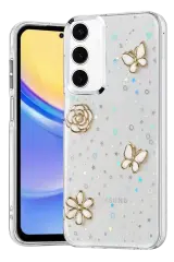 Newface Samsung Galaxy A15 4g Fiyonk Desenli Kapak - Desen 10
