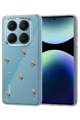 Newface Xiaomi Redmi Note 14 Pro 4g Fiyonk Desenli Kapak - Desen 6