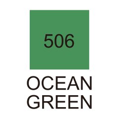 Kurecolor Fine&Brush For Manga Çift Taraflı Kalem N:506 Ocean Green