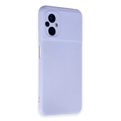 Xiaomi Poco M5 Kılıf Nano İçi Kadife Silikon - Lila