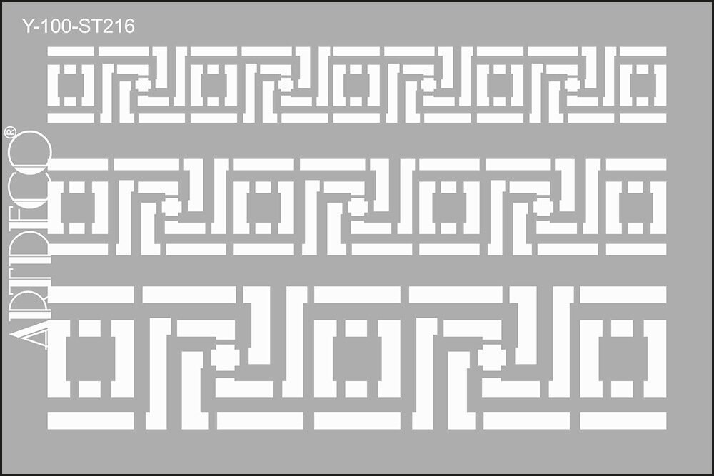 Stencil A4 N:St-216 Bordur