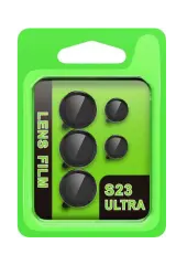 Newface Samsung Galaxy S23 Ultra Raze Metal Kamera Lens - Siyah