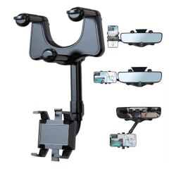 Powermaster Pm-25159 Araç İçi Dikiz Aynası Telefon Tutucu 360 Derece Ayarlanabilen