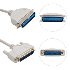 Powermaster Pm-4940 Paralel Printer Lpt 1.5 Mt Yazıcı Kablosu